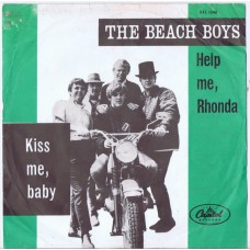 BEACH BOYS Help Me Rhonda / Kiss Me,baby (Capitol Records HFC 1048) Holland 1965 PS 45